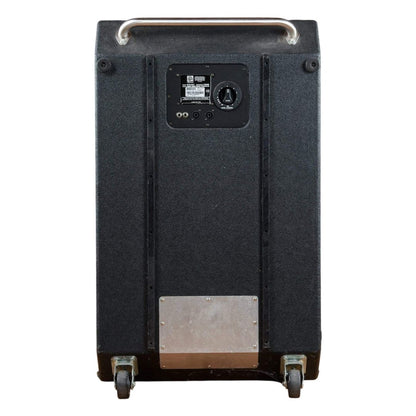 Rear view of Ampeg SVT-610HLF 6x10" 600W Bass Cabinet on white background