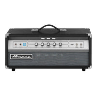 Front view of Ampeg V-4B 100W Bass Amplifier Head on white background