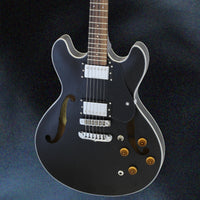 Aria Pro II TA-TR1-STBK Stained Black Hollow Body Electric Guitar