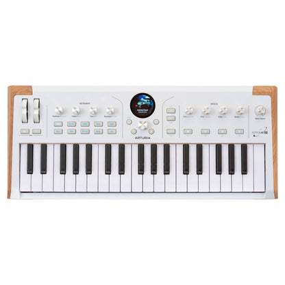 Front view of Arturia AstroLab 37 Stage Keyboard on white background