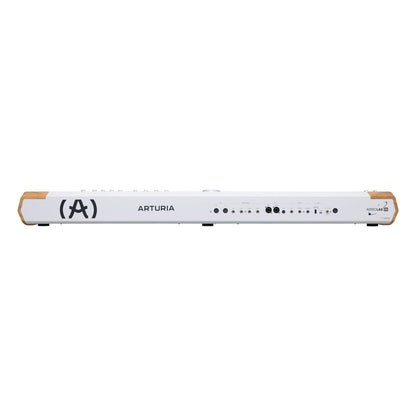 Rear ports view of Arturia AstroLab 88 Stage Keyboard on white background