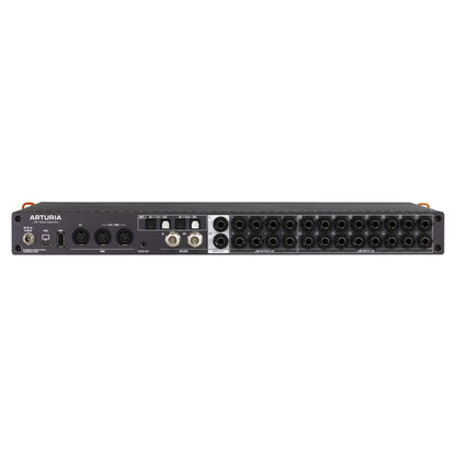 Rear ports view of Arturia AudioFuse 16Rig USB Audio Interface on white background