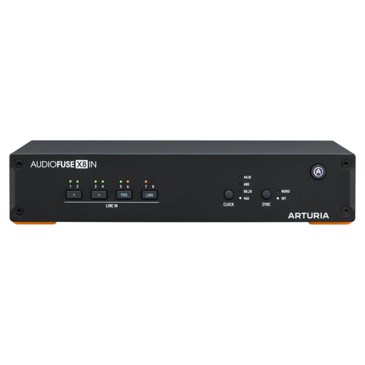 Front view of Arturia AudioFuse X8 IN ADAT Expander on white background