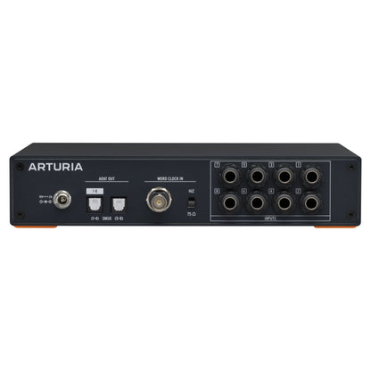 Rear ports view of Arturia AudioFuse X8 IN ADAT Expander on white background