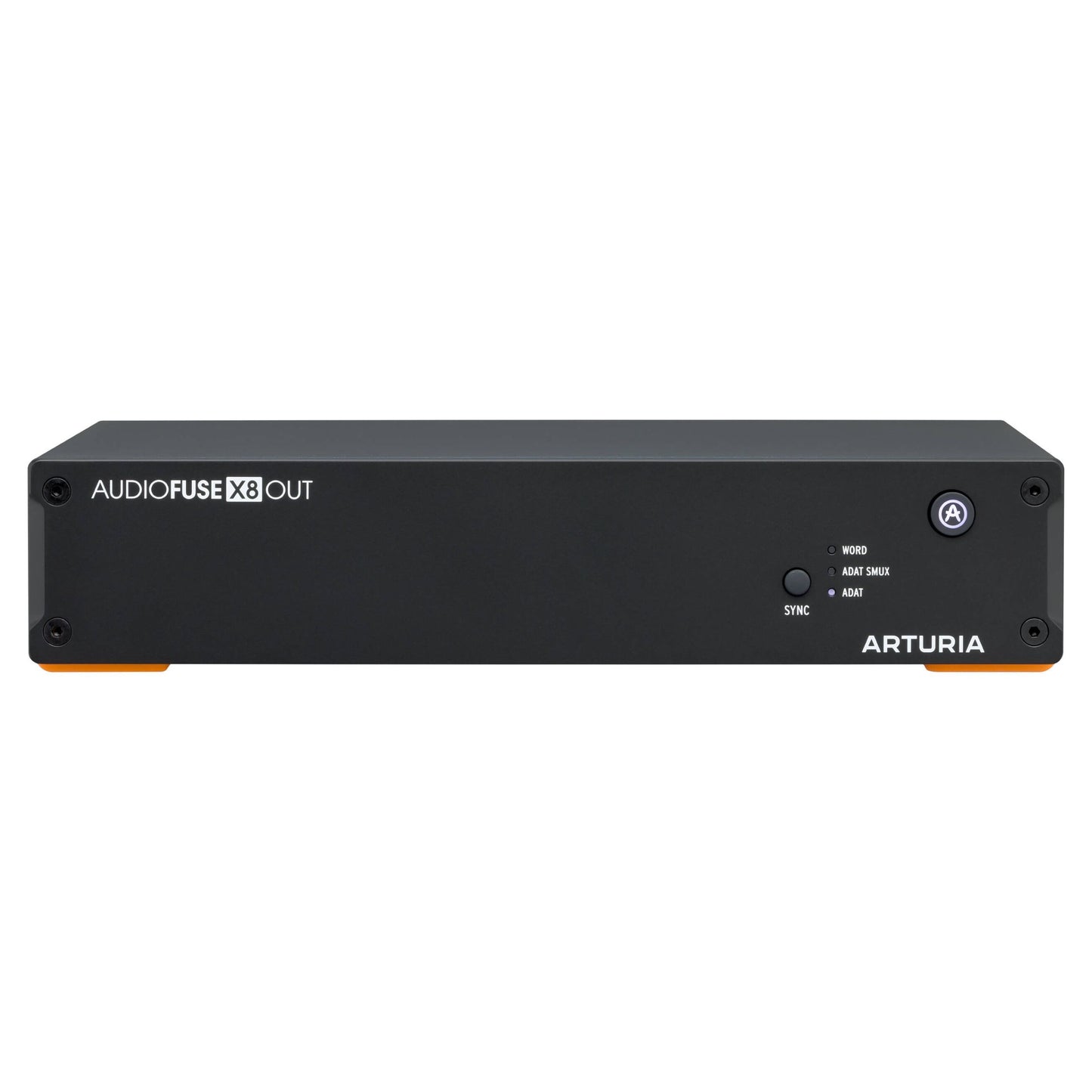 Front view of Arturia AudioFuse X8 OUT ADAT Expander on white background