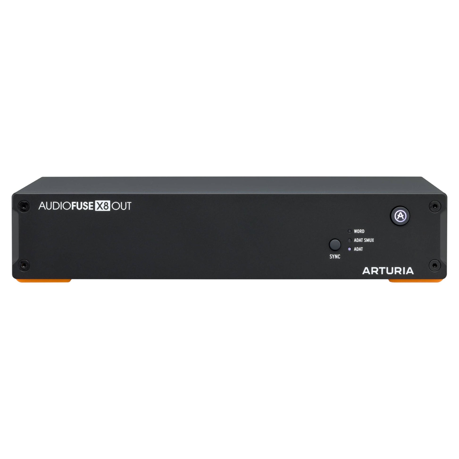 Front view of Arturia AudioFuse X8 OUT ADAT Expander on white background