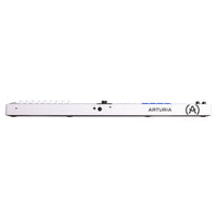 Top ports view of Arturia KeyLab Essential 61 mk3 MIDI Controller on white background