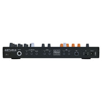 Top ports view of Arturia MicroFreak Hybrid Synthesizer on white background