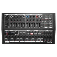 Front view of Arturia MiniBrute 2S Noir Analog Synthesizer on white background