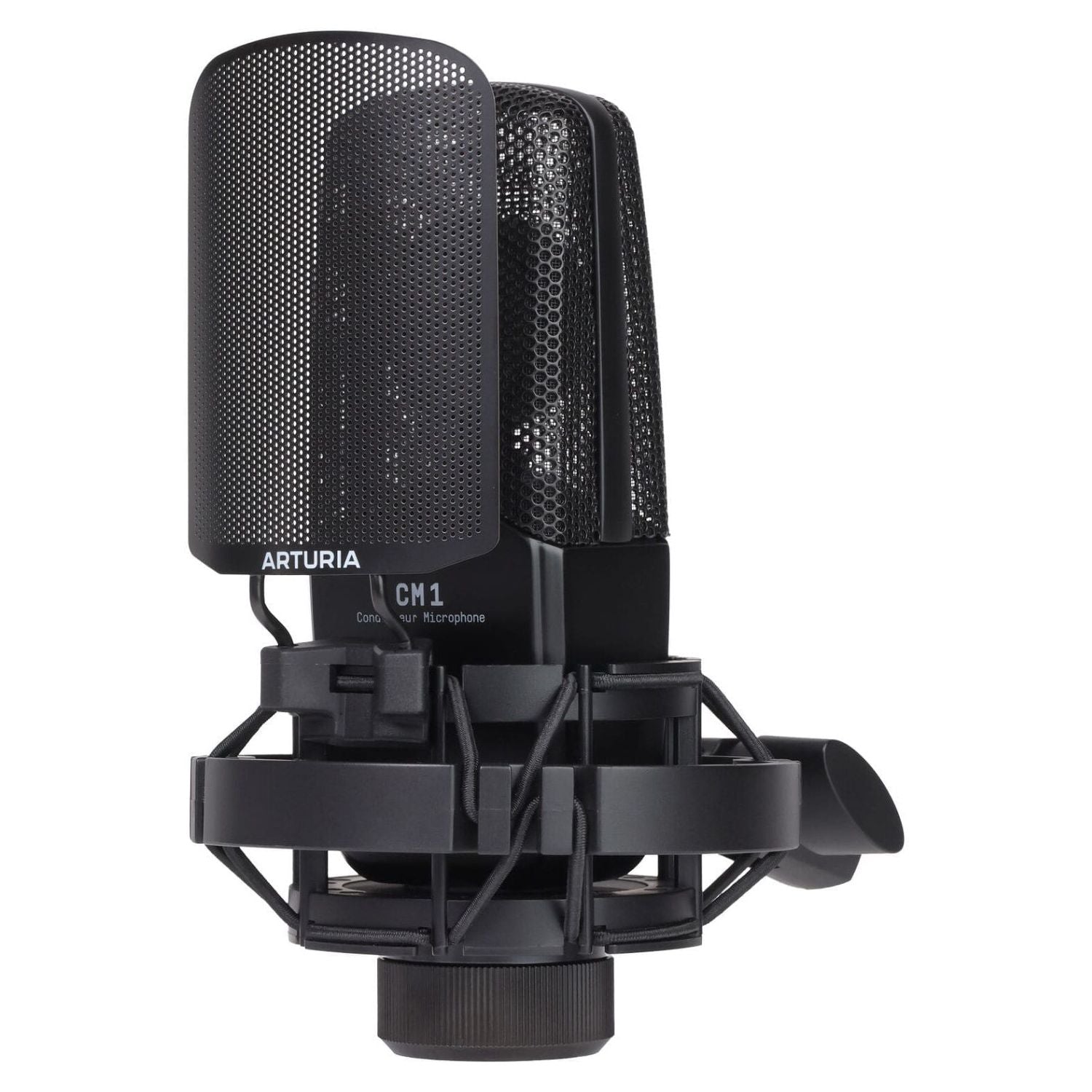 Microphone of Arturia MiniFuse Recording Pack Black on white background