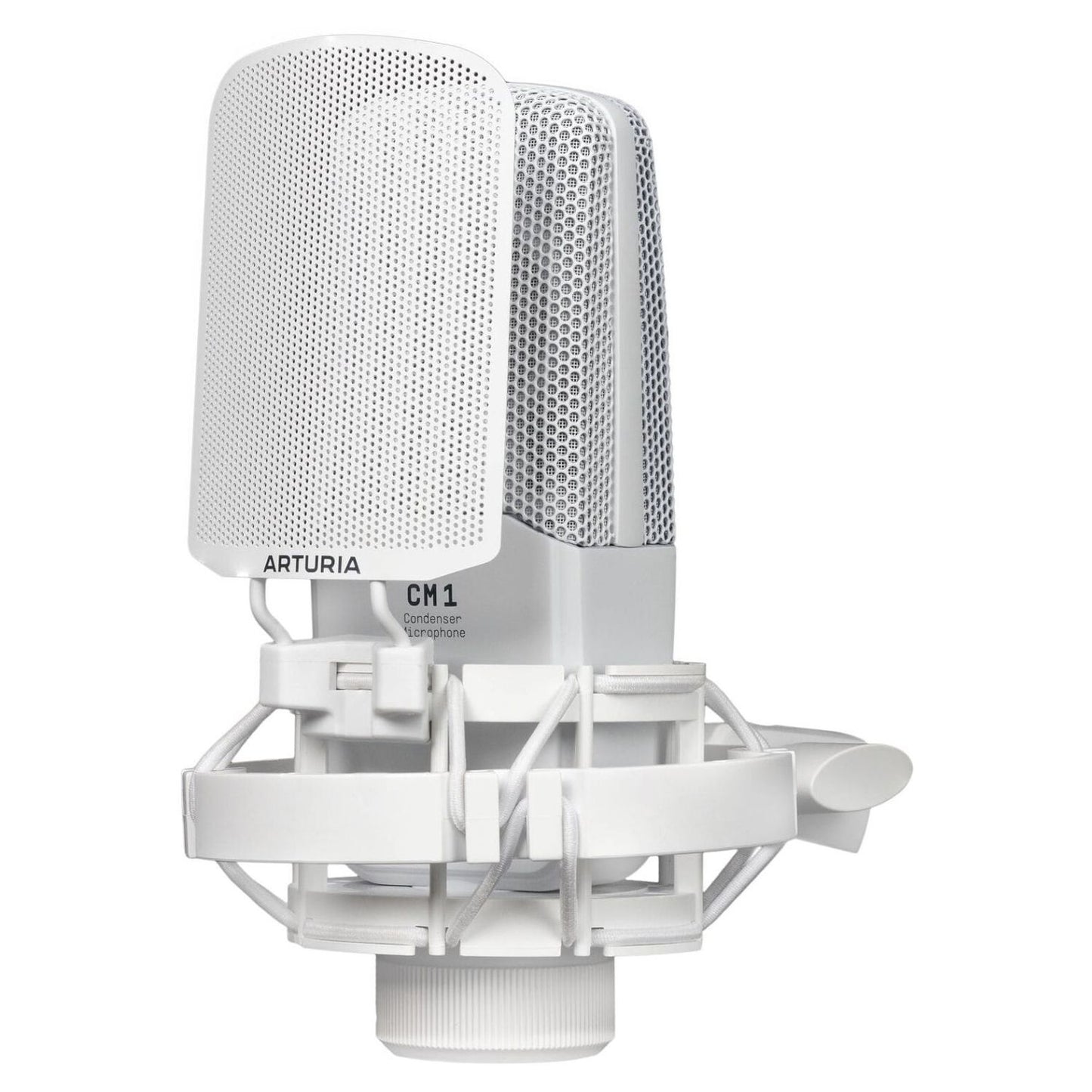 Microphone of Arturia MiniFuse Recording Pack White on white background