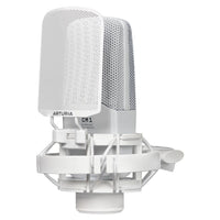 Microphone of Arturia MiniFuse Recording Pack White on white background