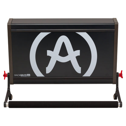 Rear view of Arturia RackBrute 6U Noir Eurorack Case (176hp) on white background