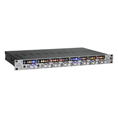 Angled front view of Audient ASP880 on white background