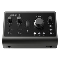 Front view of Audient iD24 on white background