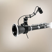 Audio-Technica ATM350W Cardioid Condenser Instrument Microphone with Woodwind Mounting System (5" Gooseneck)