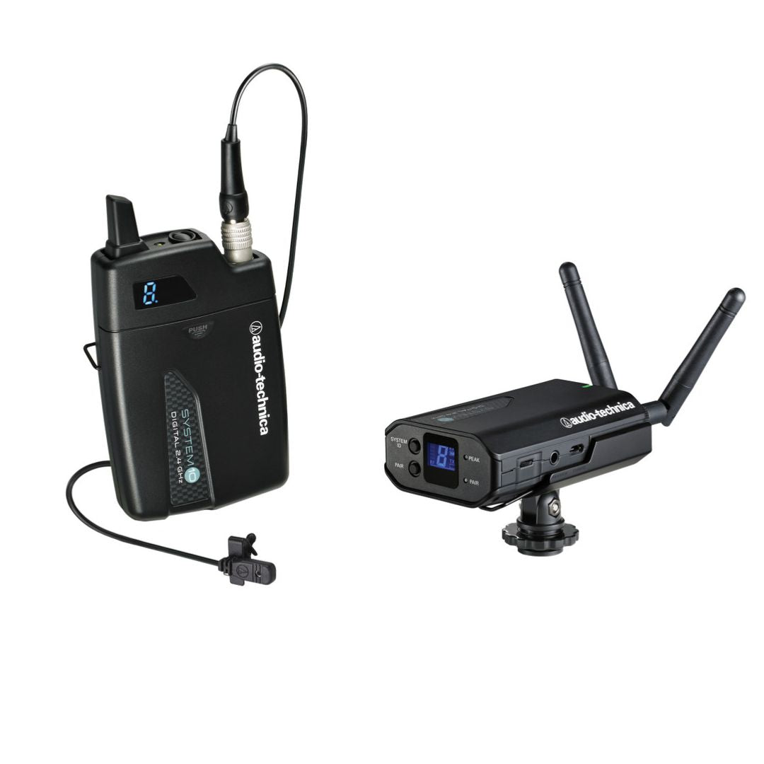 Audio-Technica ATW-1701/L System 10 Camera-Mount Wireless Lavalier Microphone System
