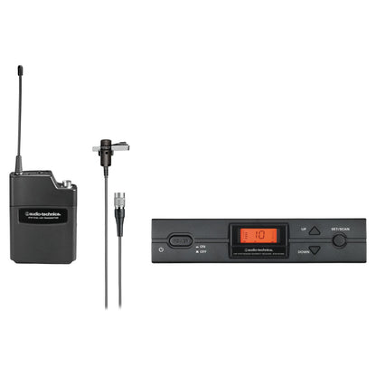 Inclusions of Audio-Technica ATW-2129c 2000 Series Wireless Microphone System on white background