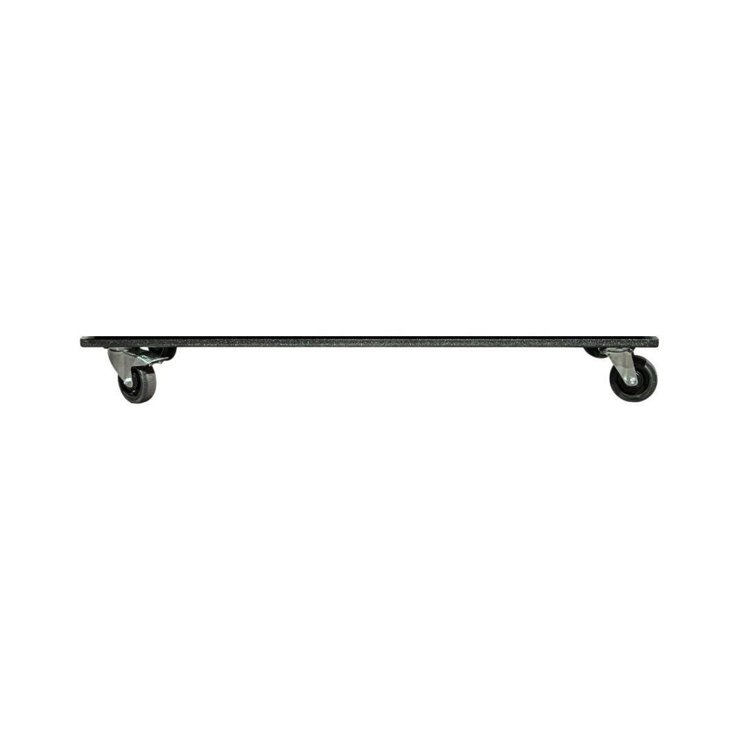 Side view of Avante Audio ADB218 Transport Dolly Cart on white background