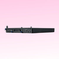 Angled front view of Avante Audio ASB218 Stabilizer for ATS218 on pink background