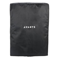 Top view of Avante Audio Cover for A18S Speaker with Casters (Black) on white background