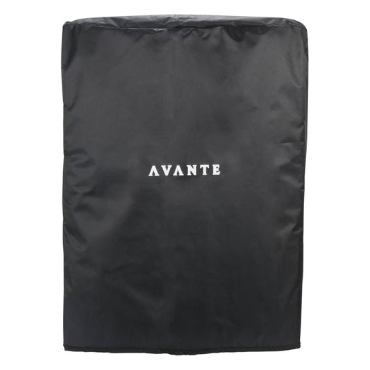 Top view of Avante Audio Cover for A18S Speaker with Casters (Black) on white background