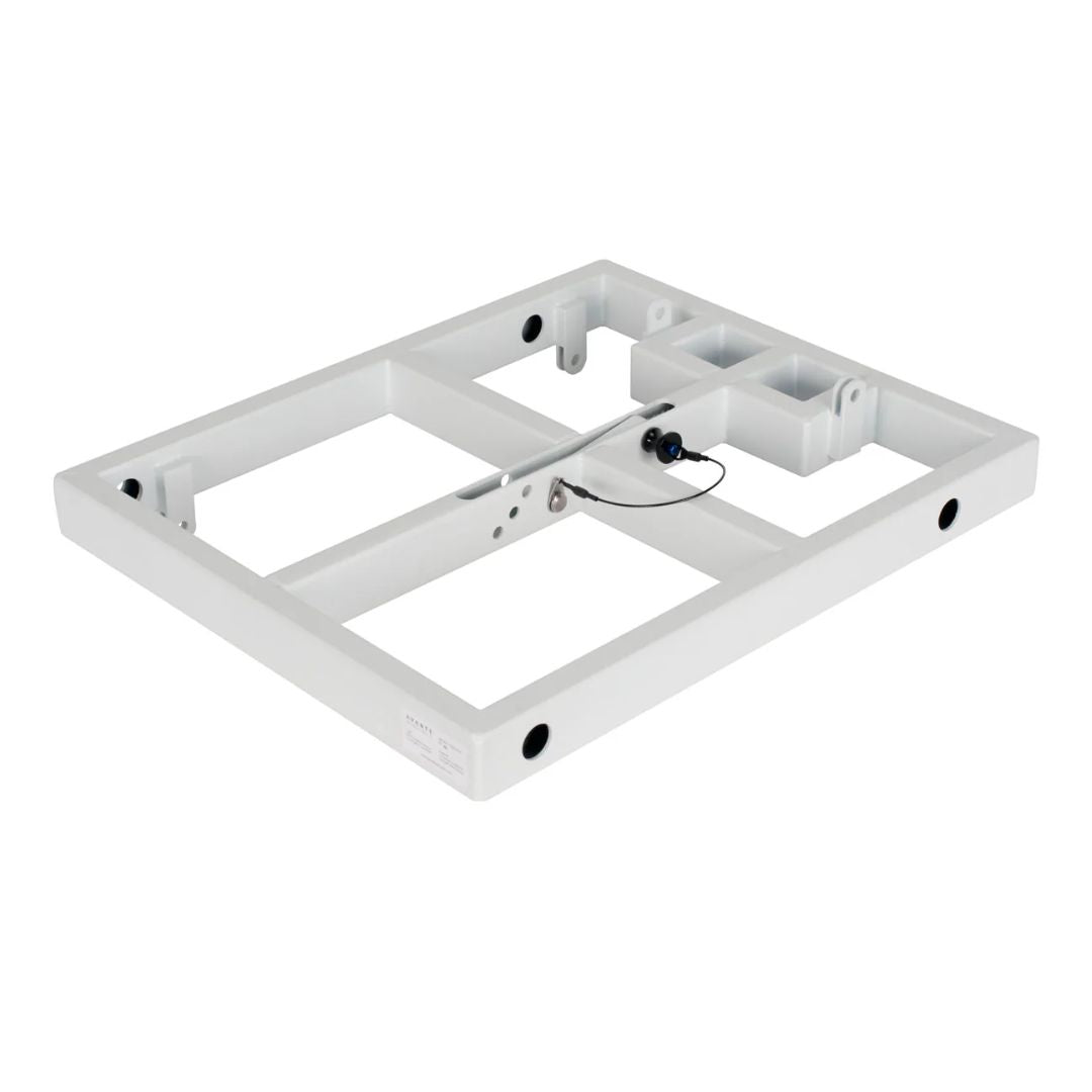 Angled view of Avante Audio IMPERIO FLYBAR LG White on white background