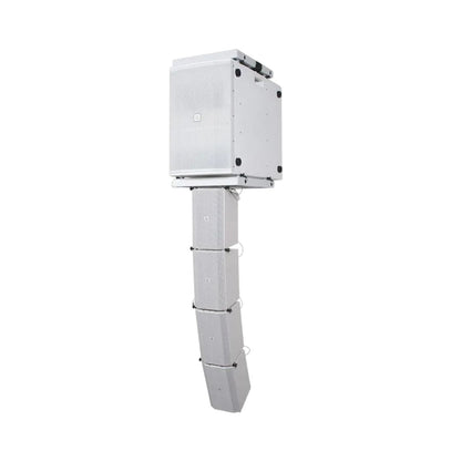 Angled view of Avante Audio Imperio Show Rig 210 (White) on white background
