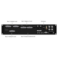 Rear ports view of Avid Pro Tools HD I/O 8x8x8 on white background