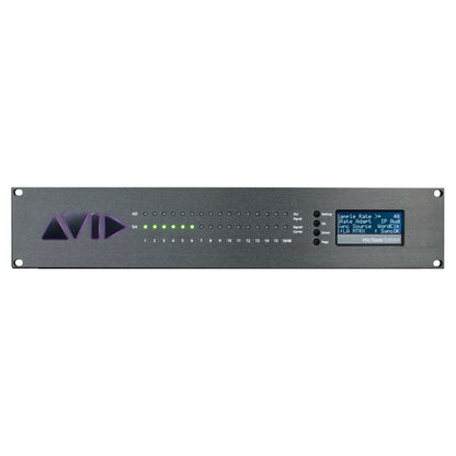 Front view of Avid Pro Tools MTRX Base Unit on white background