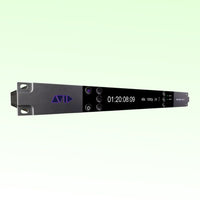 Angled view of Avid Pro Tools Sync X on green background