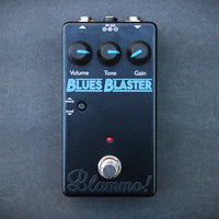BLAMMO! Blues Blaster Pedal On a Dark Gray Background