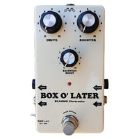 Front view of BLAMMO! Box o' Later Pedal on white background
