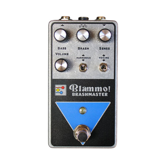 Top view of BLAMMO! Brashmaster Pedal on white background