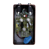 Internals view of BLAMMO! Electronics P2P Tone Bender MKi Pedal on white background