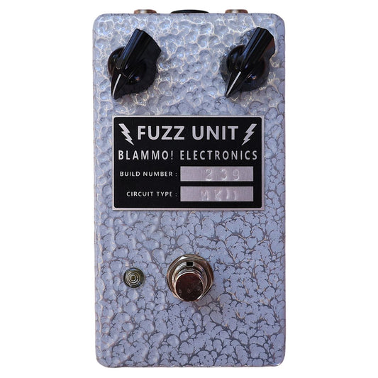 Front view of BLAMMO! Electronics P2P Tone Bender MKii Pedal on white background