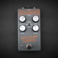 BLAMMO! Electronics Voltage Driver Pedal On a Dark Gray Background