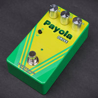 BLAMMO! Payola Drive Pedal On a Dark Gray Surface