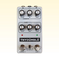 Top view of BLAMMO! TNYDUMBLE Pedal on yellow background