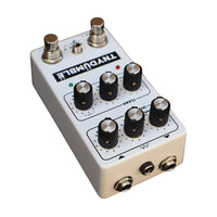 Rear view of BLAMMO! TNYDUMBLE Pedal angled left on white background