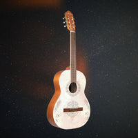 Bamboo Lotus Mandala Classical Travel Guitar