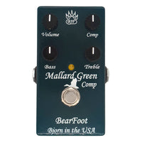 Front view of BearFoot FX Mallard Green Compressor on white background