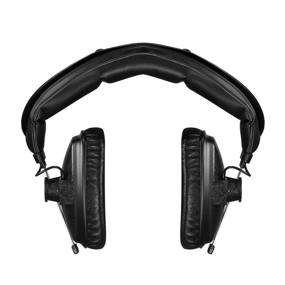 Front view of Beyerdynamic DT 100 Closed-Back Headphones (400 Ohms) on white background
