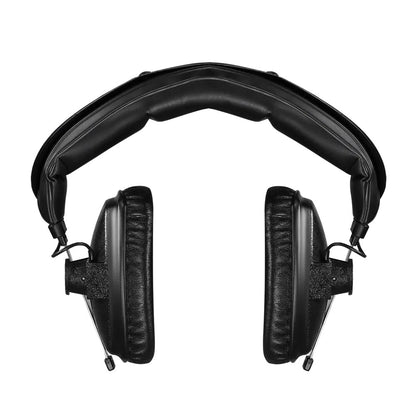 Front view of Beyerdynamic DT 100 Closed-Back Headphones (400 Ohms) on white background