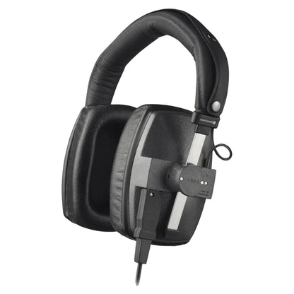 Angled view of Beyerdynamic DT 150 Closed-Back Monitor Headphones on white background
