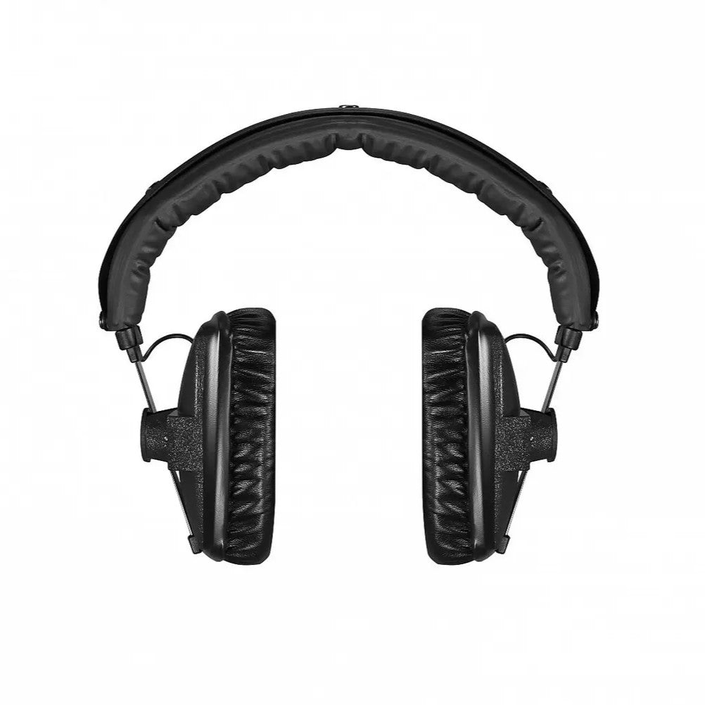 Front view of Beyerdynamic DT 150 Closed-Back Monitor Headphones on white background