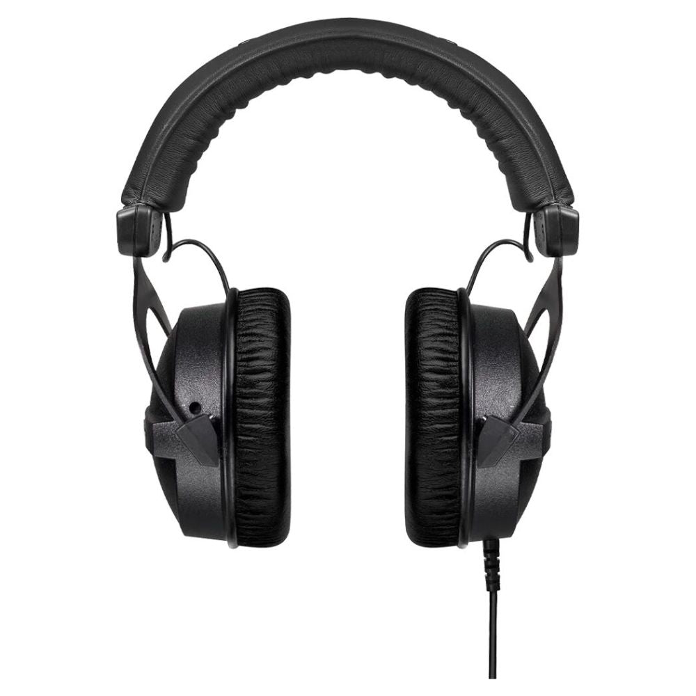 Front view of Beyerdynamic DT 770 M Over-Ear Closed-Back Headphones (80 Ohms) on white background