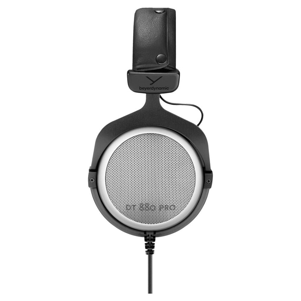 Side view of Beyerdynamic DT 880 PRO Semi-Open Studio Headphones on white background