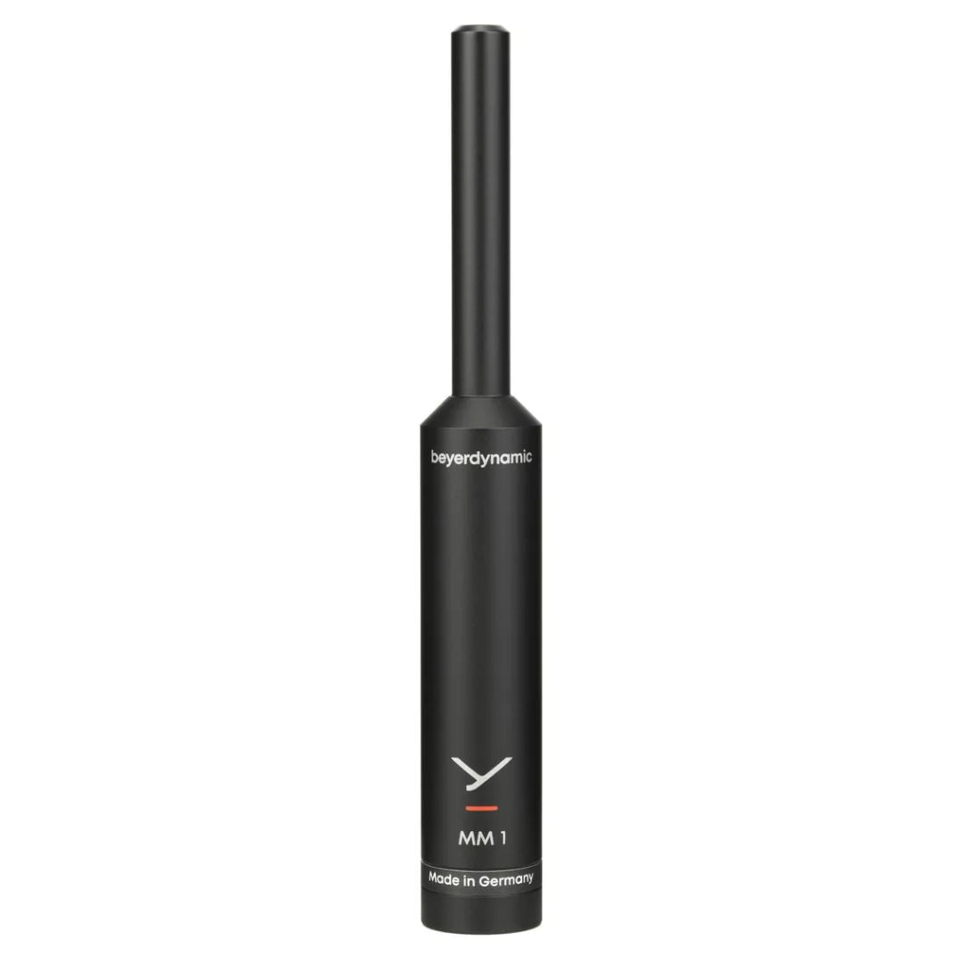 Front view of Beyerdynamic MM 1 Condenser Measurement Microphone on white background