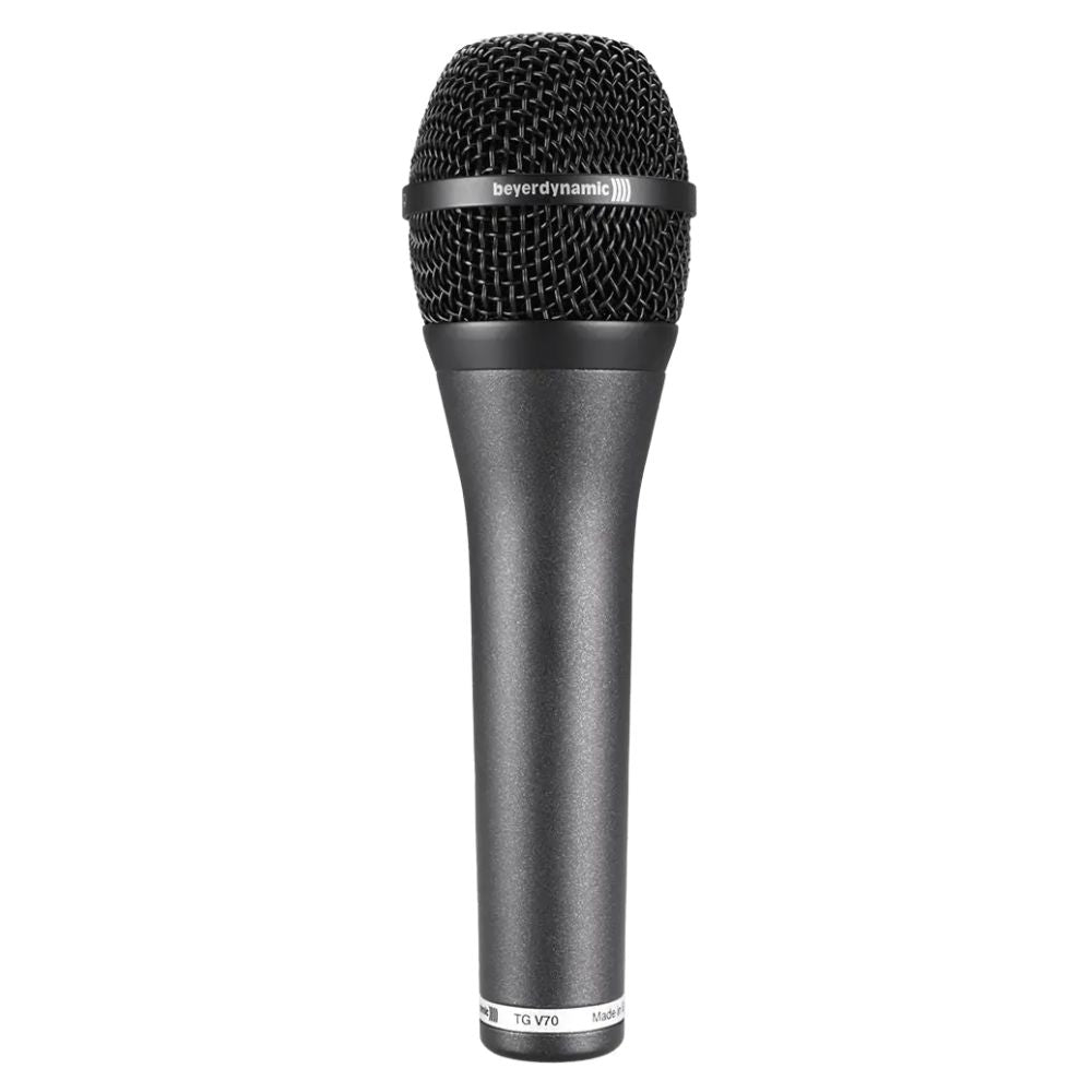 Front view of Beyerdynamic TG V70 Dynamic Vocal Microphone Standard on white background